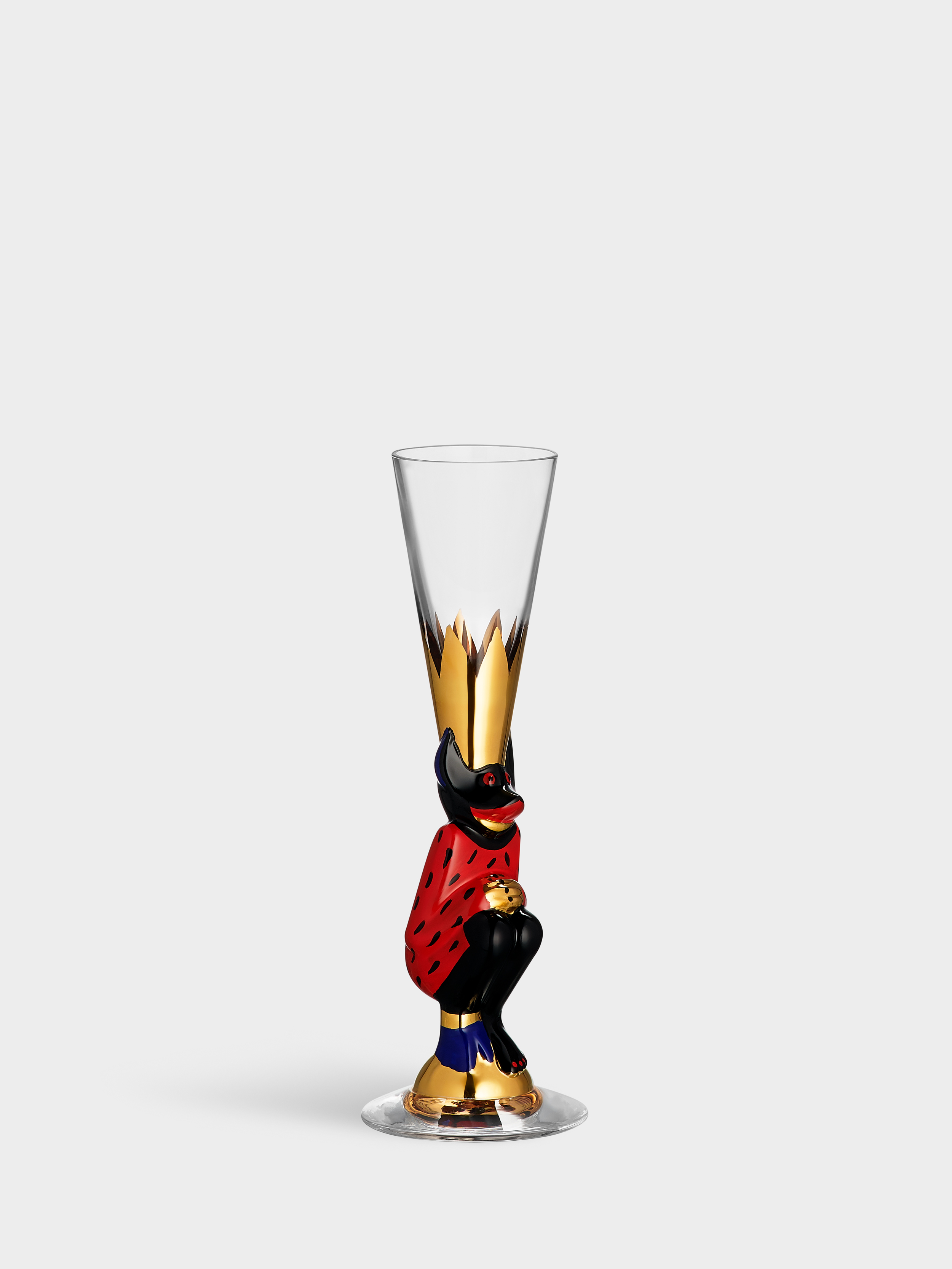 Orrefors - Snaps Djävul snapsglas röd 4cl