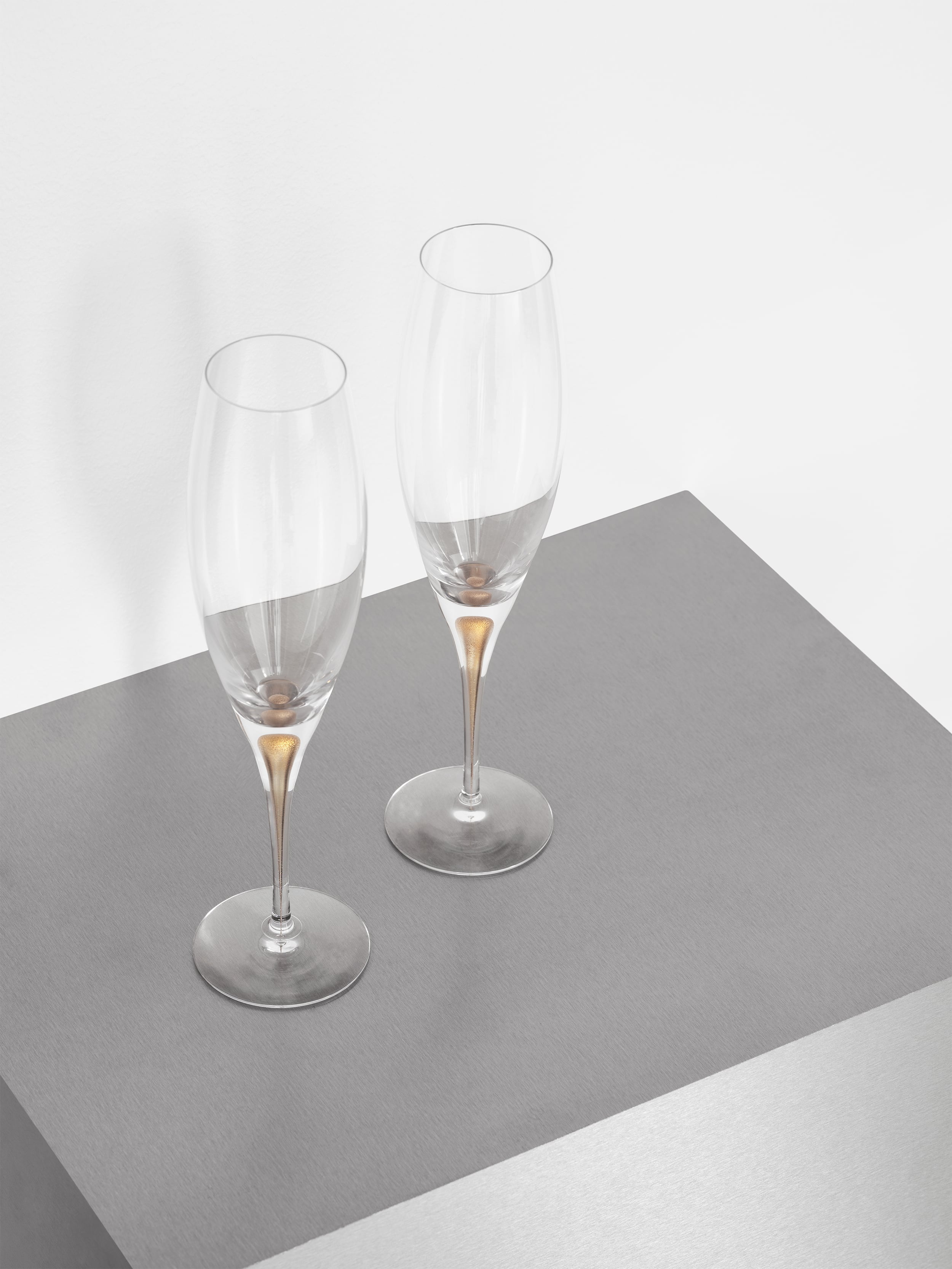 Orrefors - Intermezzo champagneglas guld 26cl 6-pack