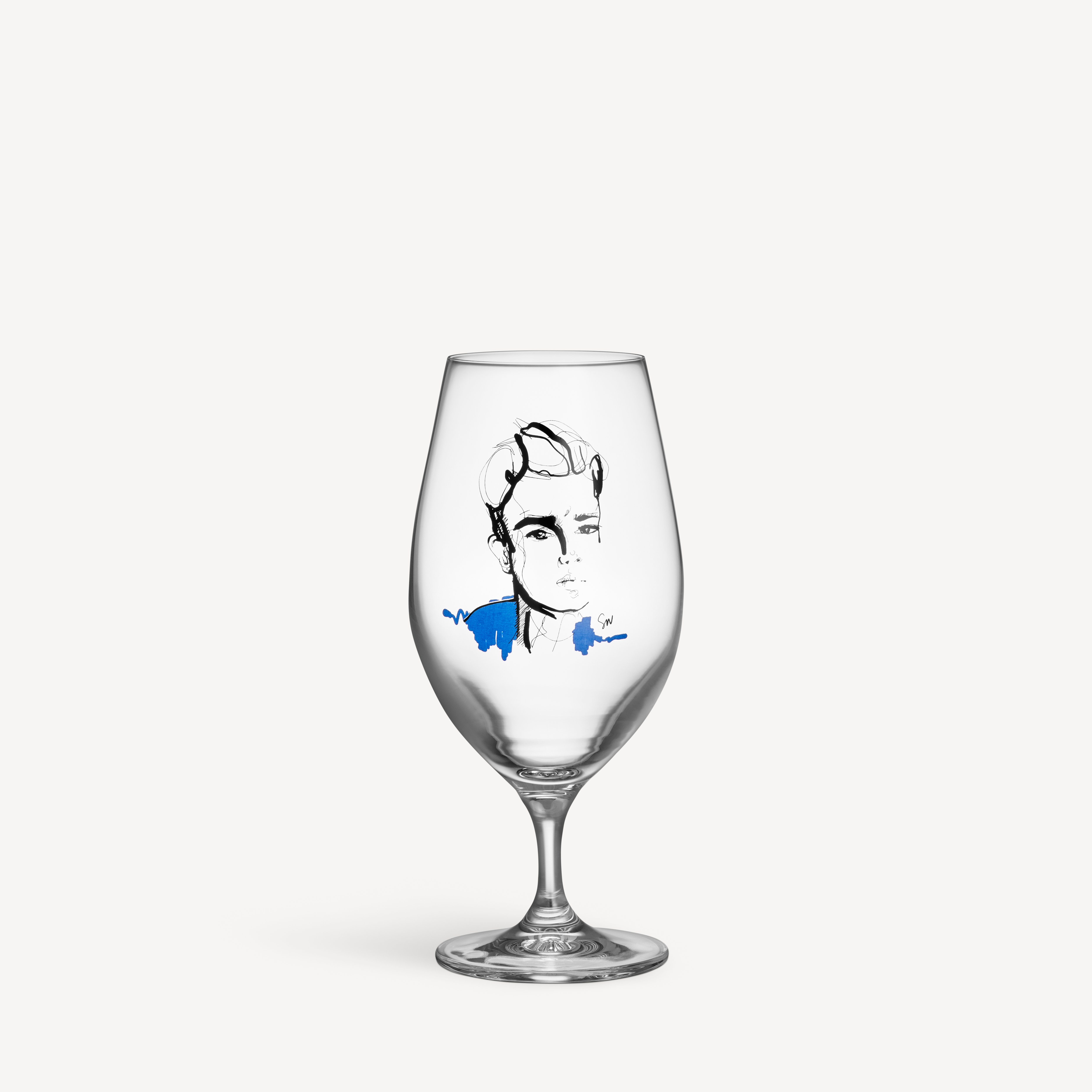 All about you Celebrate Him ölglas blåklintsblå 40cl 2-pack