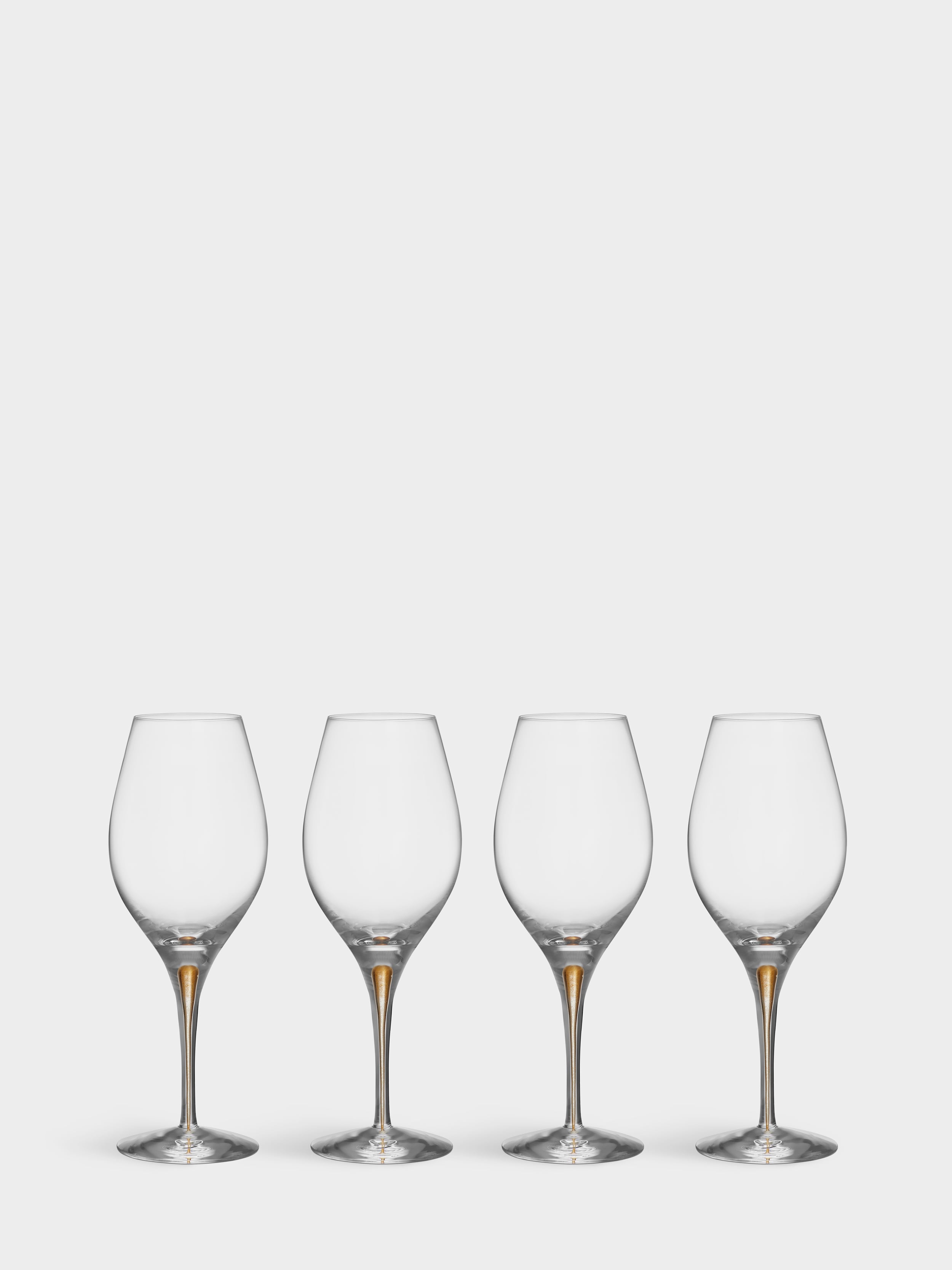 Orrefors - Intermezzo Balance vinglas guld 44cl 4-pack