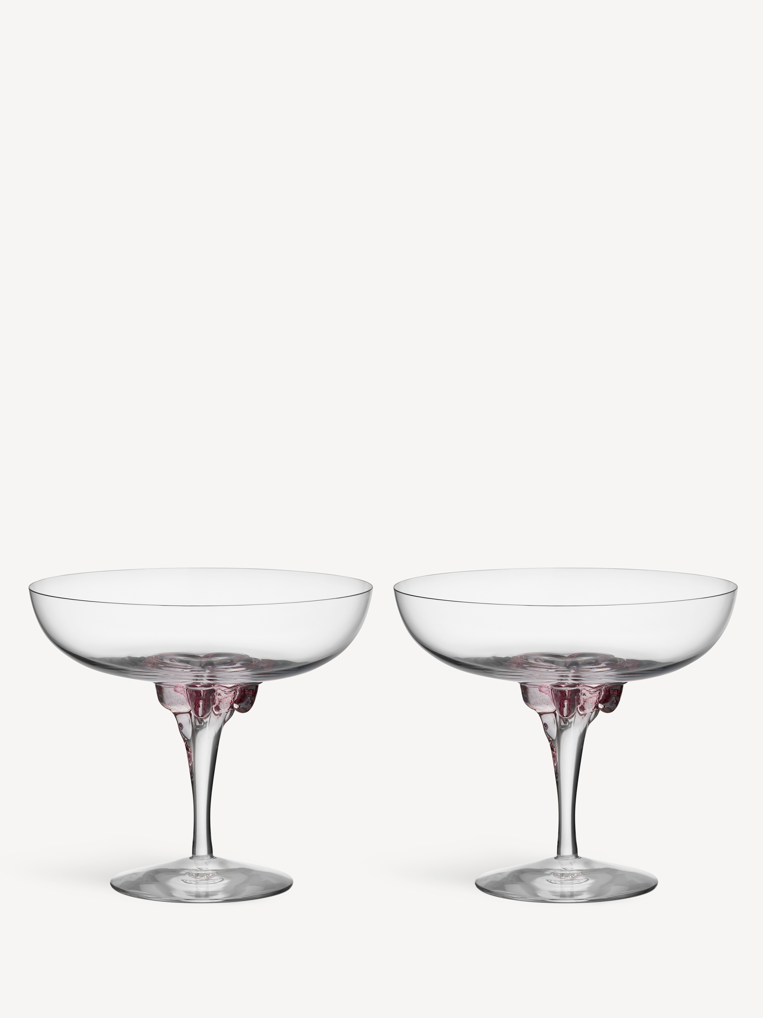 Sugar dandy coupe champagneglas rosa 32cl 2-pack