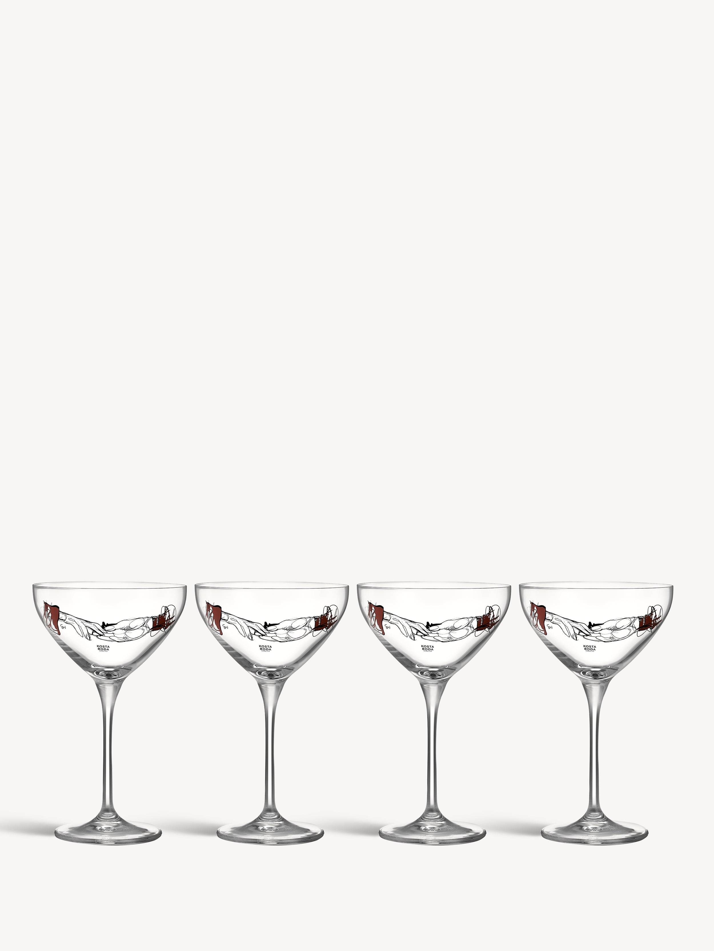 All about you You and me together coupe champagneglas 32cl 4-pack