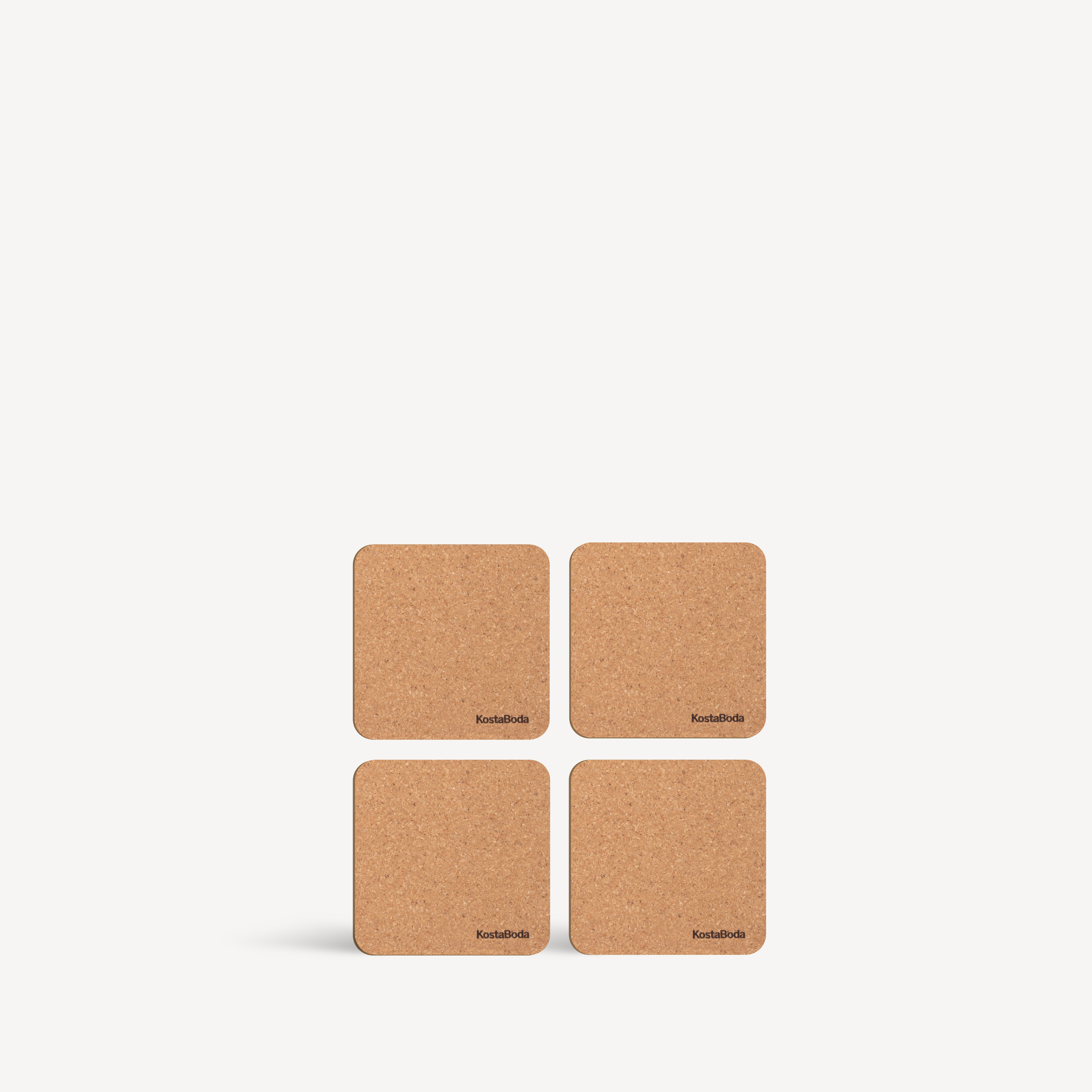 Viva glasunderlägg 96x96mm 4-pack