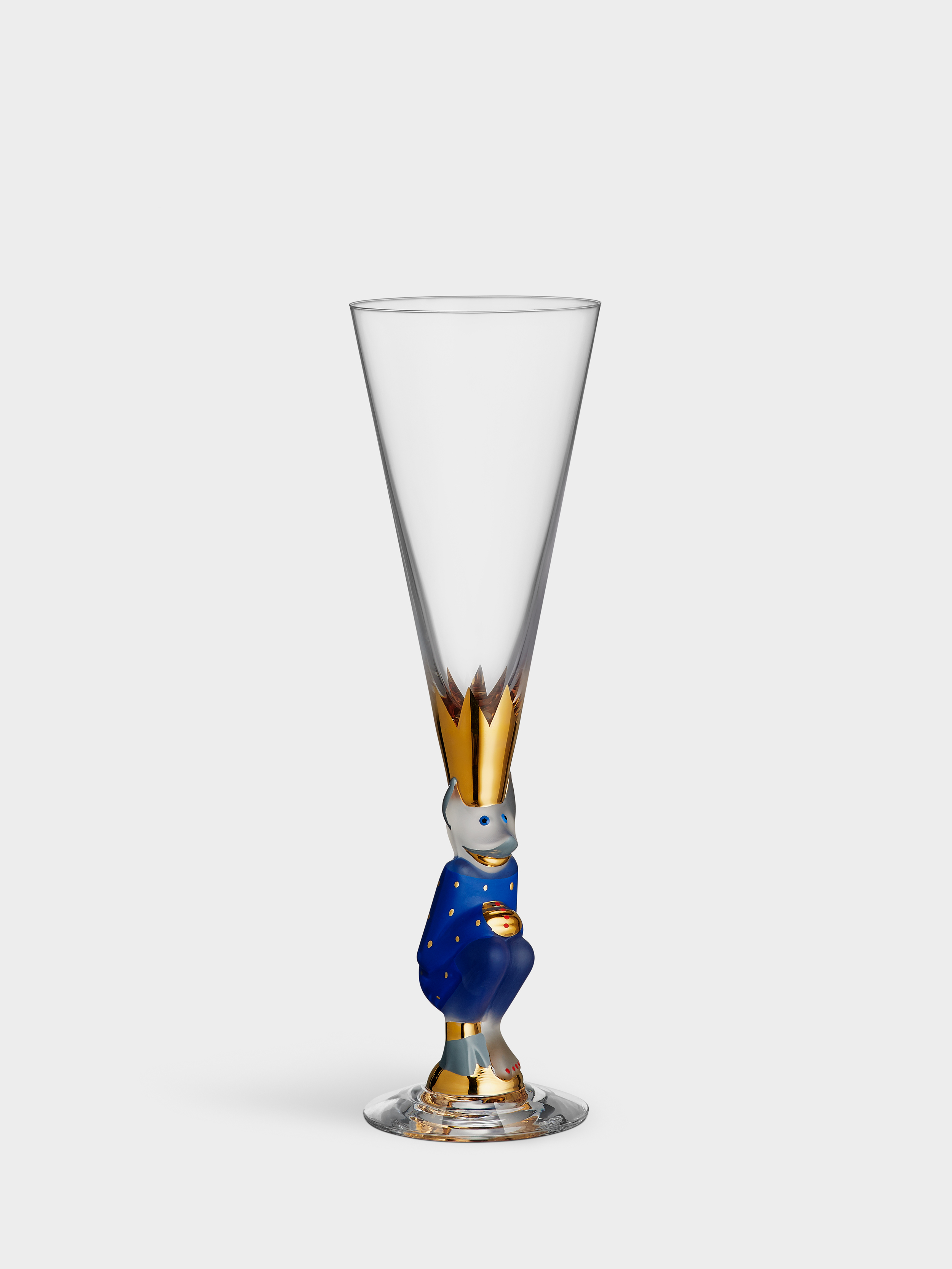 Orrefors - The sparkling devil champagneglas blå 19cl