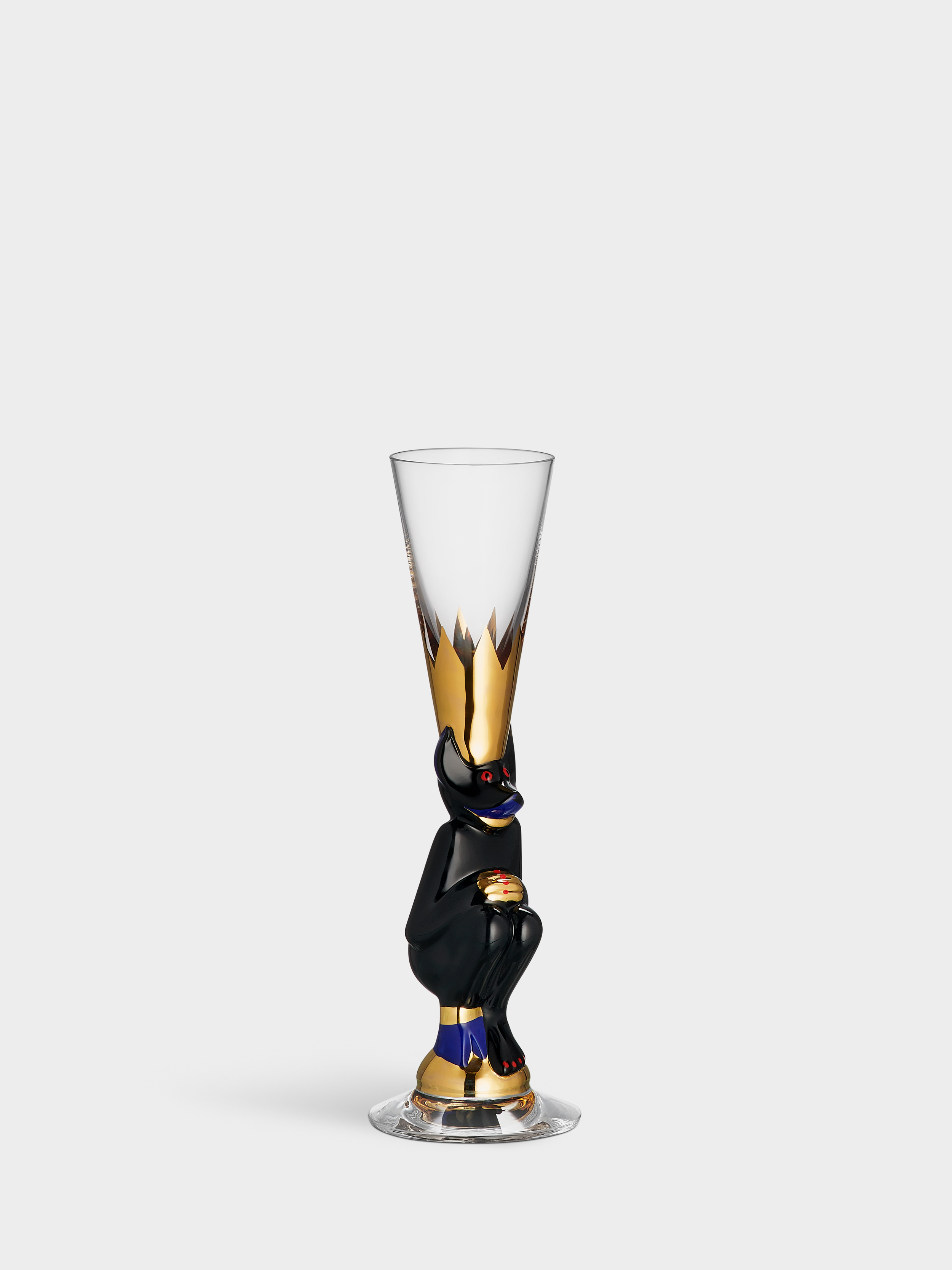 Orrefors - Snaps Djävul snapsglas svart 4cl