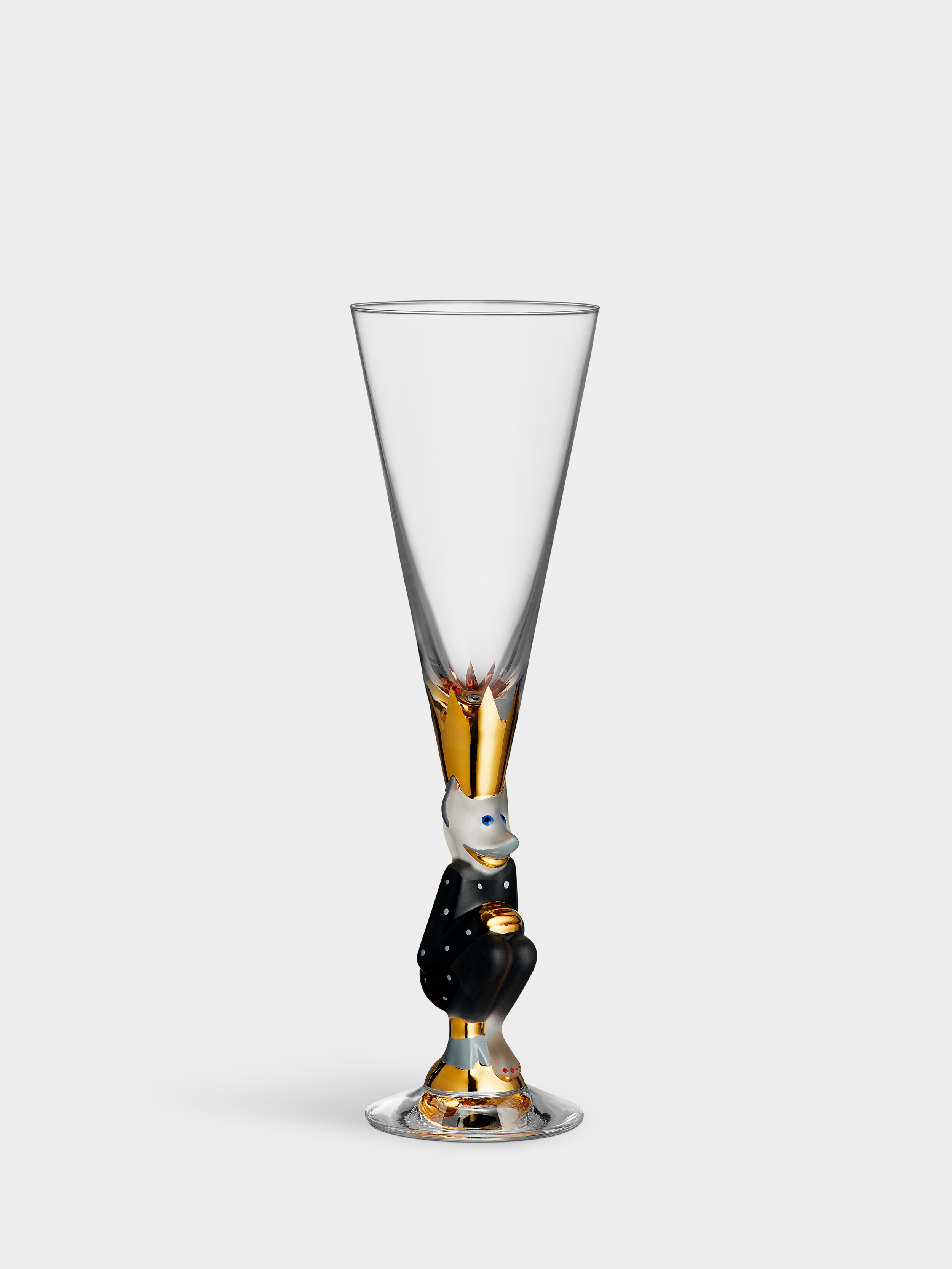 Orrefors - The sparkling devil champagneglas mörkgrå 19cl