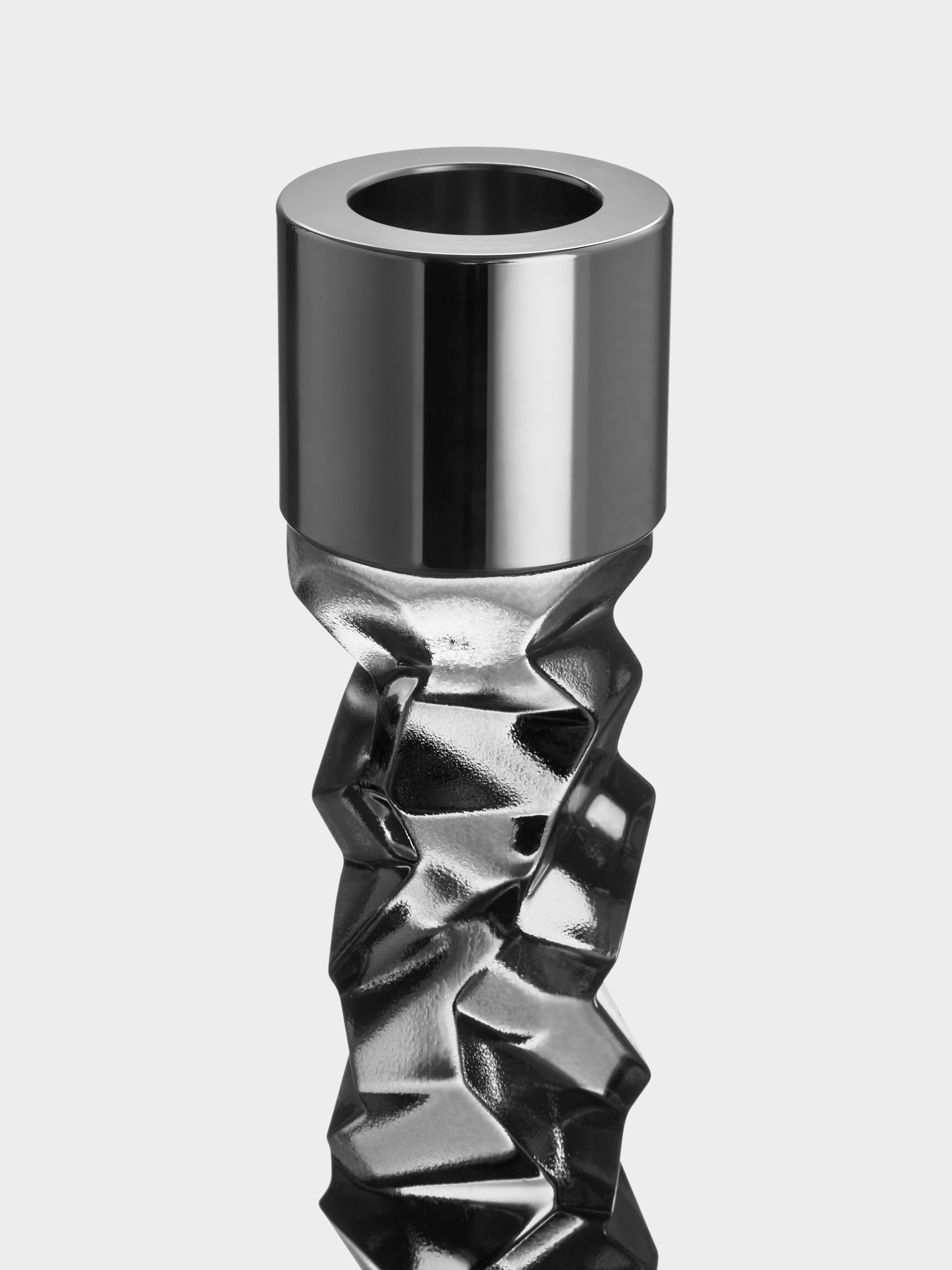 Orrefors - Carat ljusstake antracit 242mm 2-pack